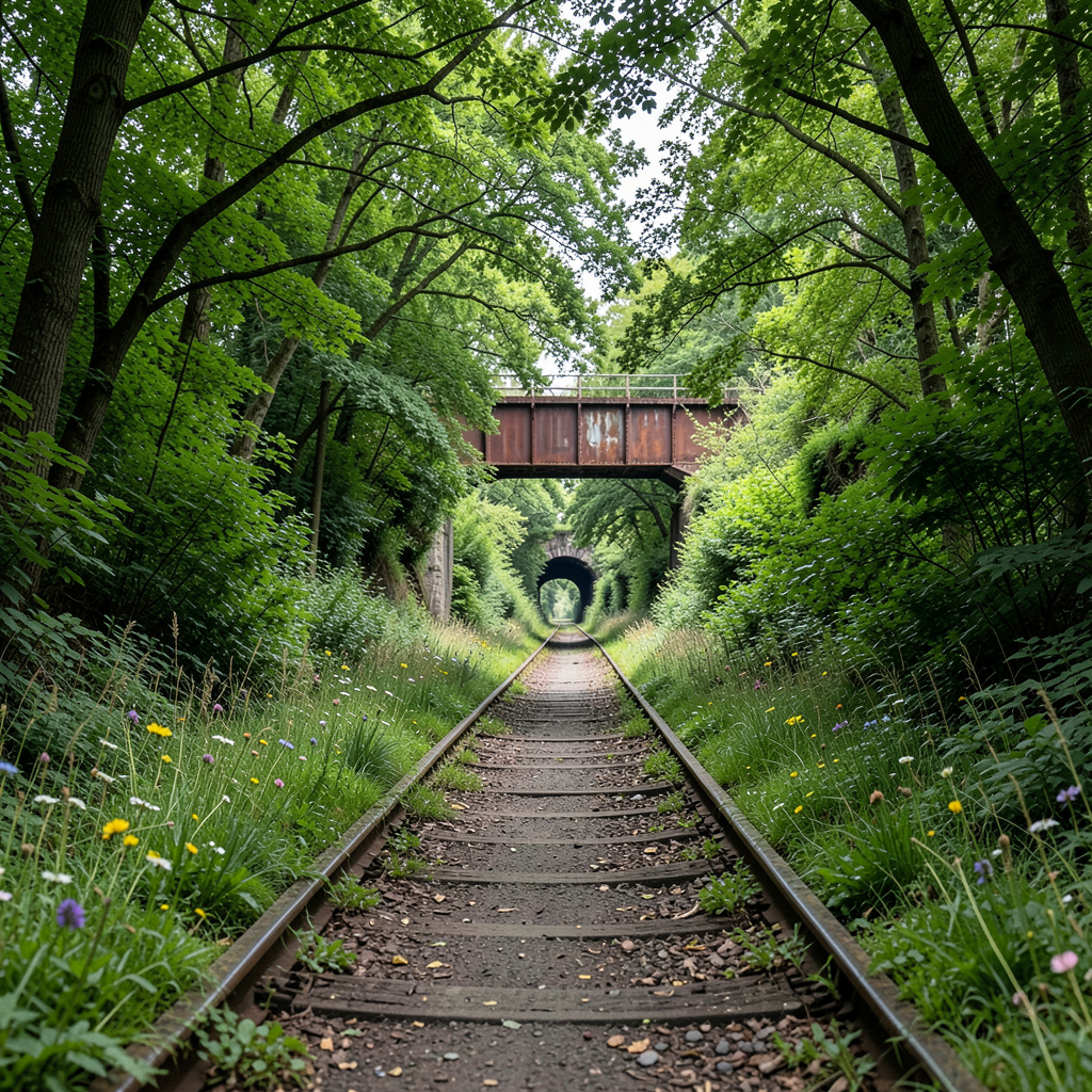 Crouch End station closure in 1954 led to London's longest nature reserve